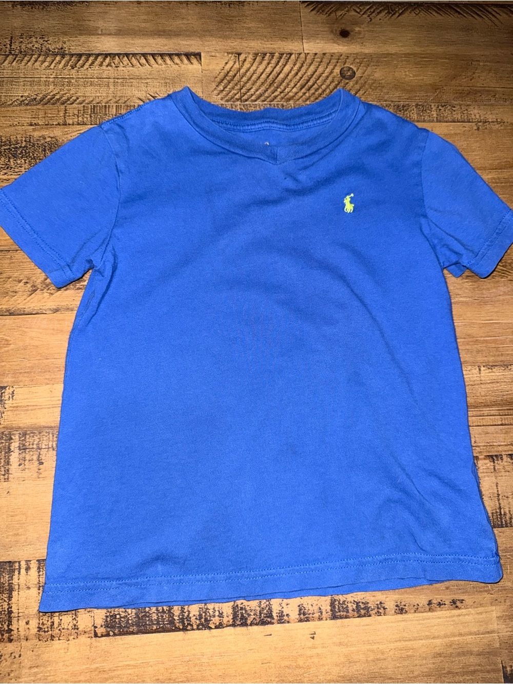 Polo Ralph Lauren Kids Blue Cotton Logo Tee size 6